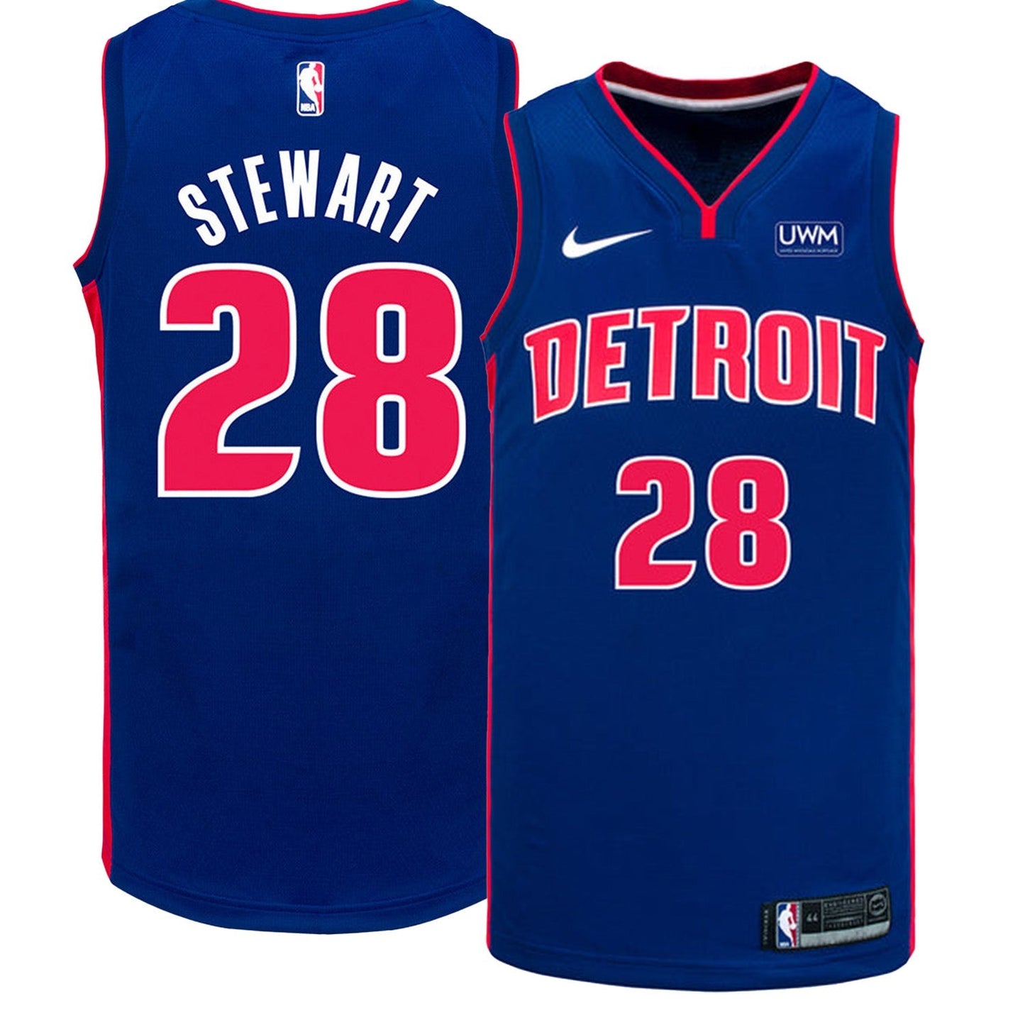 Basketball Isaiah Stewart Detroit Pistons 28 Jersey