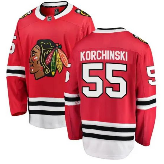 Hockey Kevin Korchinski Chicago Blackhawks 55 Jersey