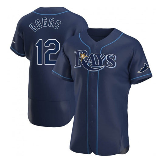 Baseball Wade Boggs Tampa Bay Rays 12 Jersey