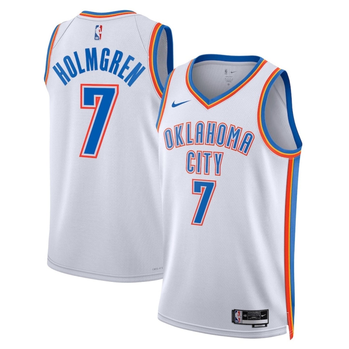 Basketball Chet Holmgren Oklahoma City Thunder 7 Jersey