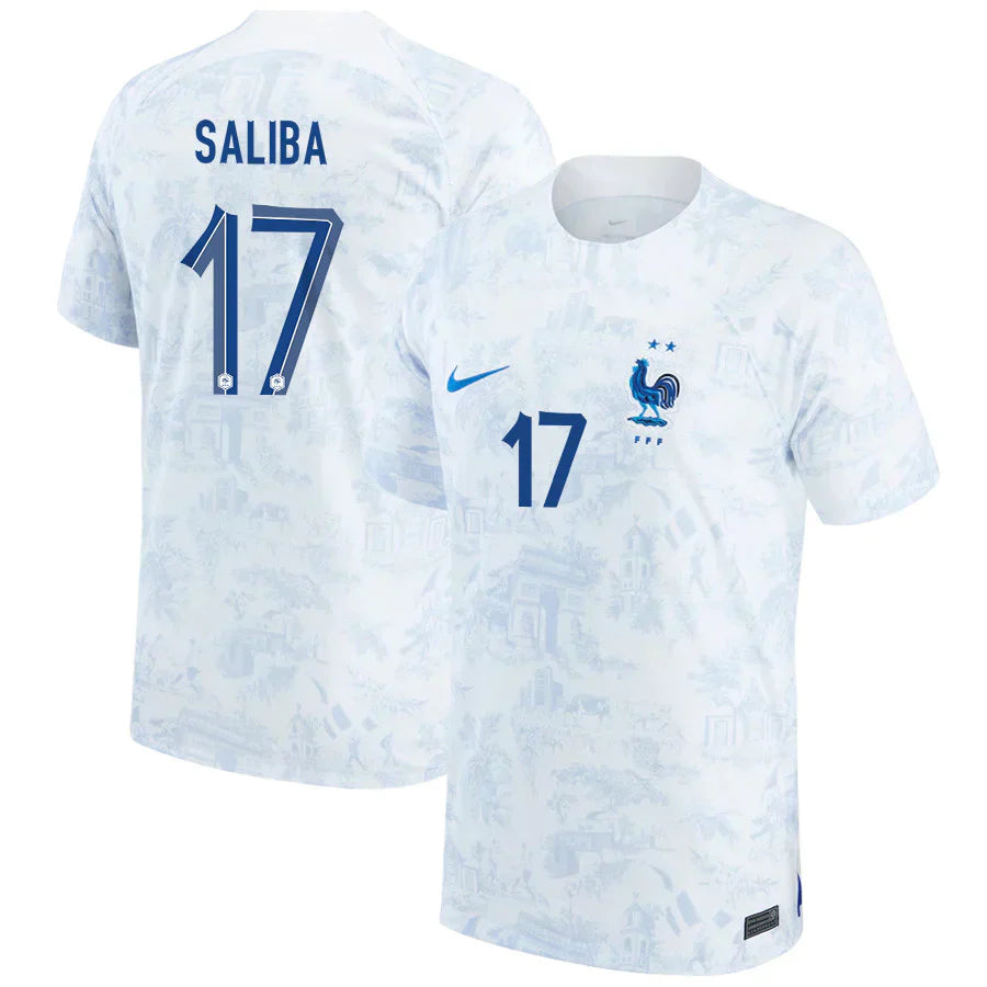 William Saliba France 17 FIFA World Cup Jersey