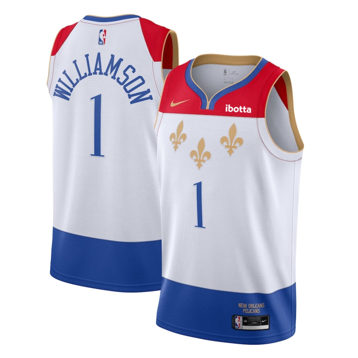 Basketball Zion Williamson New Orleans Pelicans 1 Jersey