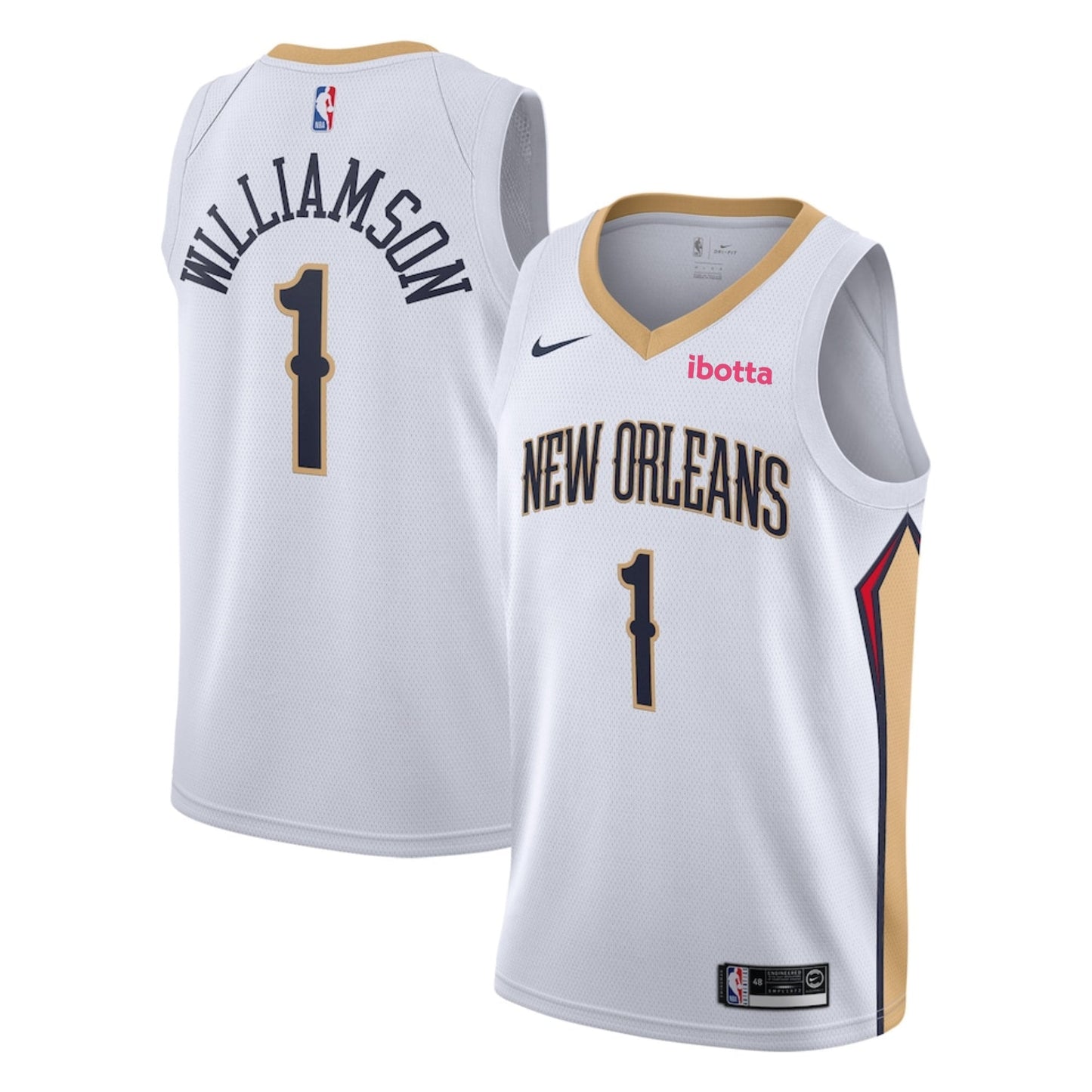 Basketball Zion Williamson New Orleans Pelicans 1 Jersey