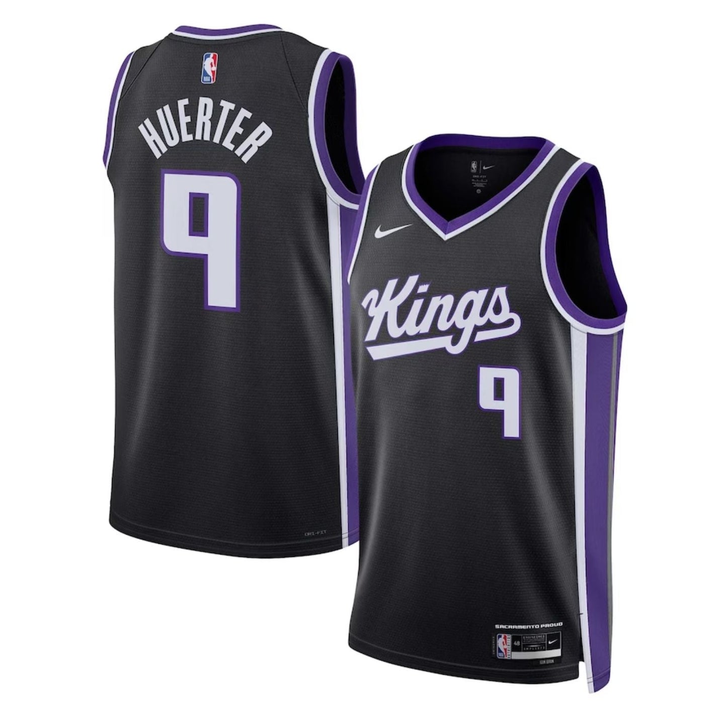 Basketball Kevin Heurter Sacramento Kings 9 Jersey