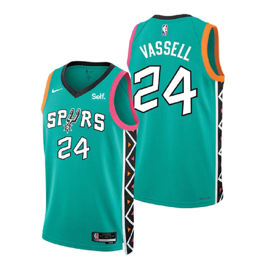 Basketball Devin Vassell San Antonio Spurs 24 Jersey
