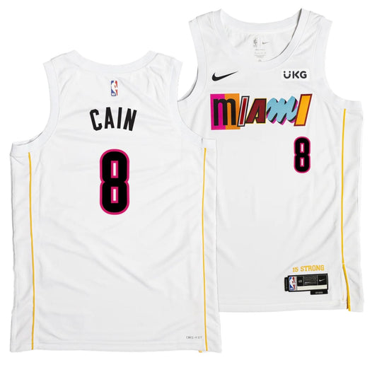 Basketball Jamal Cain Miami Heat 8 Jersey