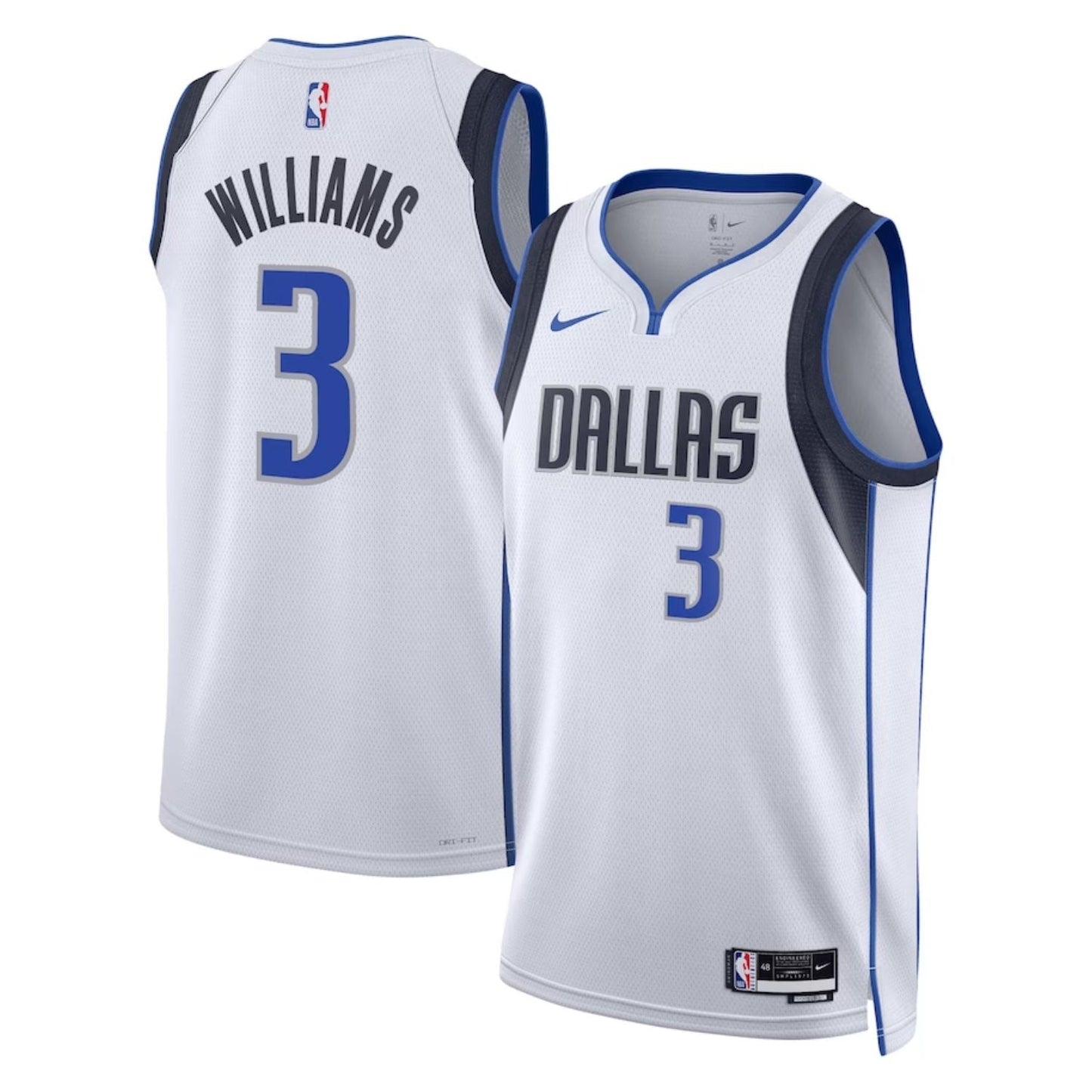 Basketball Grant Williams Dallas Mavericks 3 Jersey