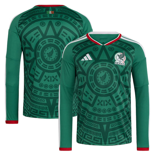 Mexico National Team FIFA x World Cup 2026 Home Long Sleeve Jersey - Green