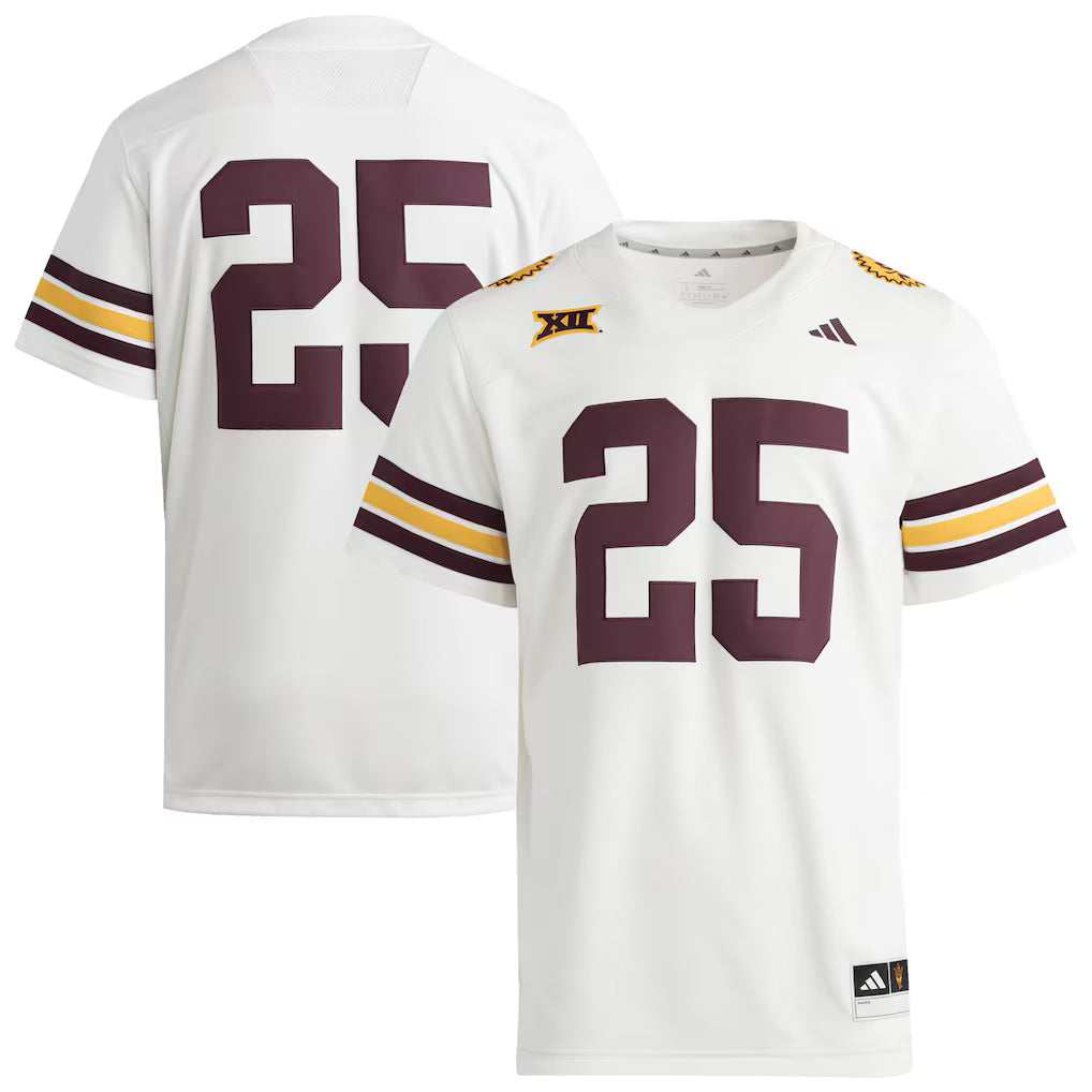 #25 Arizona State Sun Devils Premier Strategy Jersey - White -