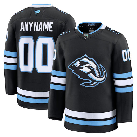 Utah Mammoth Home Premium Custom Jersey - Black
