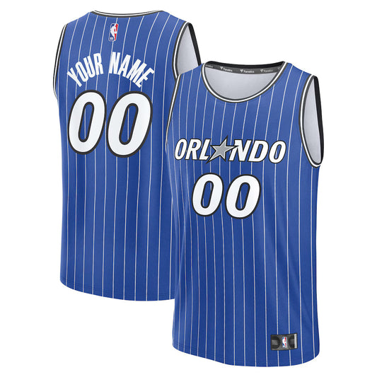 Orlando Magic Fanatics Fast Break Custom Jersey - Icon Edition - Blue
