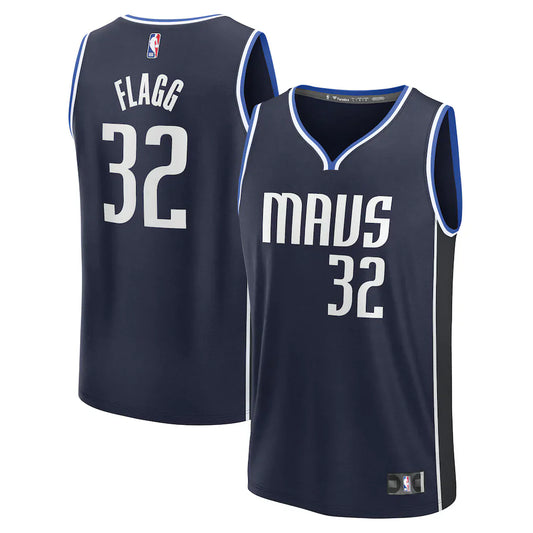 Cooper Flagg Dallas Mavericks Fanatics 2026 Draft First Round Pick Fast Break Jersey - Statement Edition - Navy