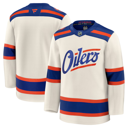 Edmonton Oilers Alternate Premium Jersey - Light Beige