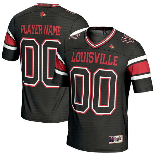 Louisville Cardinals GameDay Greats NIL Pick-A-Player Football Jersey - Black -