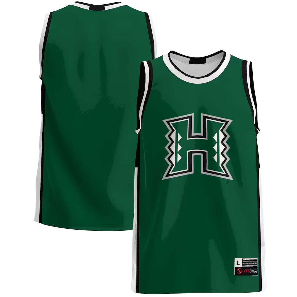 Hawaii Rainbow Warriors GameDay Greats Lightweight Basketball Jersey - Green -