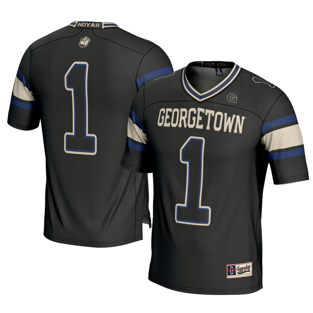 #1 Georgetown Hoyas GameDay Greats Football Jersey - Cardinal -