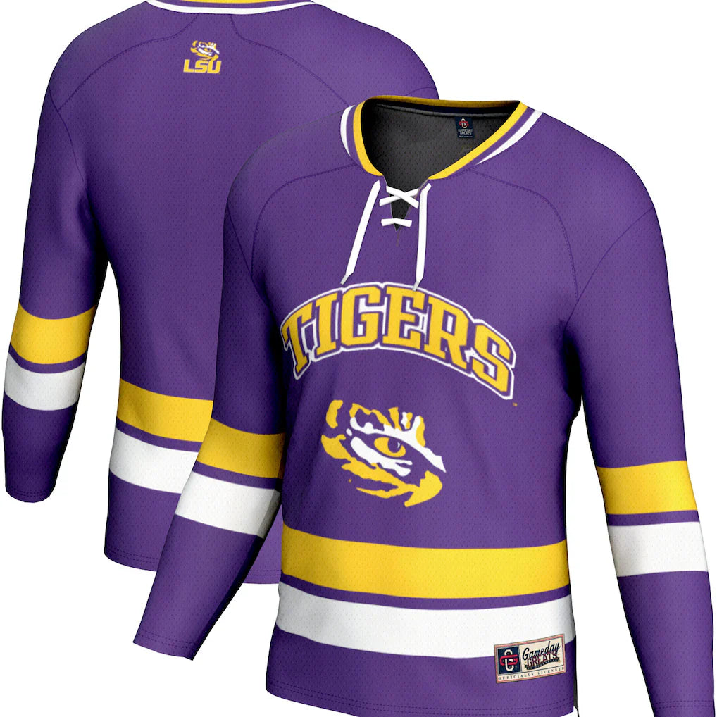 LSU Tigers GameDay Greats Spirit Hockey Jersey - Purple -