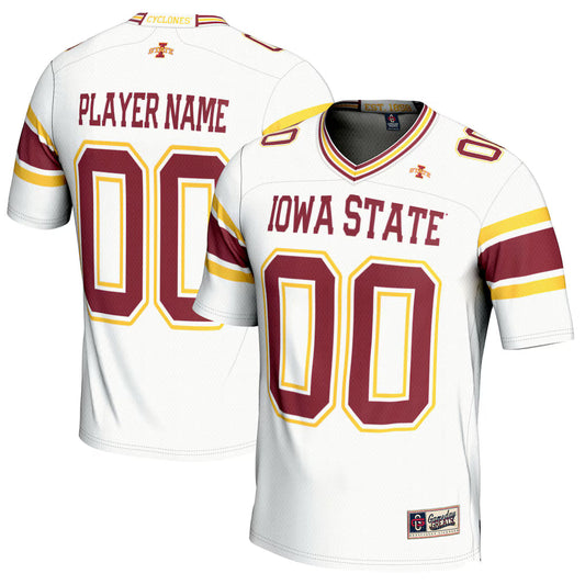 Iowa State Cyclones GameDay Greats NIL Pick-A-Player Football Jersey - White -