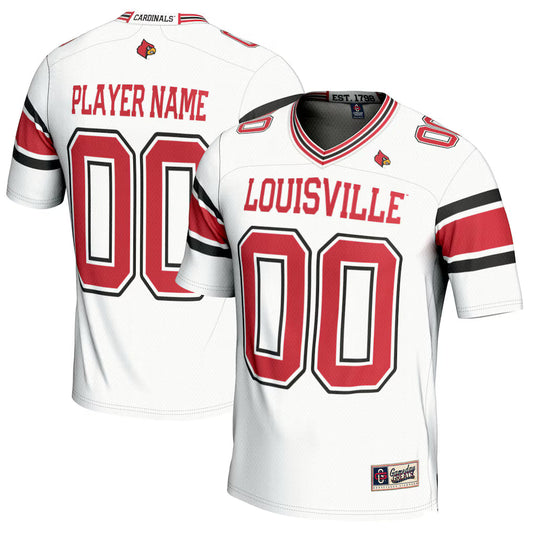 Louisville Cardinals GameDay Greats NIL Pick-A-Player Football Jersey - White -