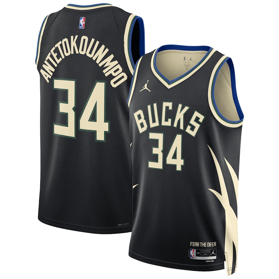 Basketball Giannis Antetokounmpo Milwaukee Bucks 34 Jersey