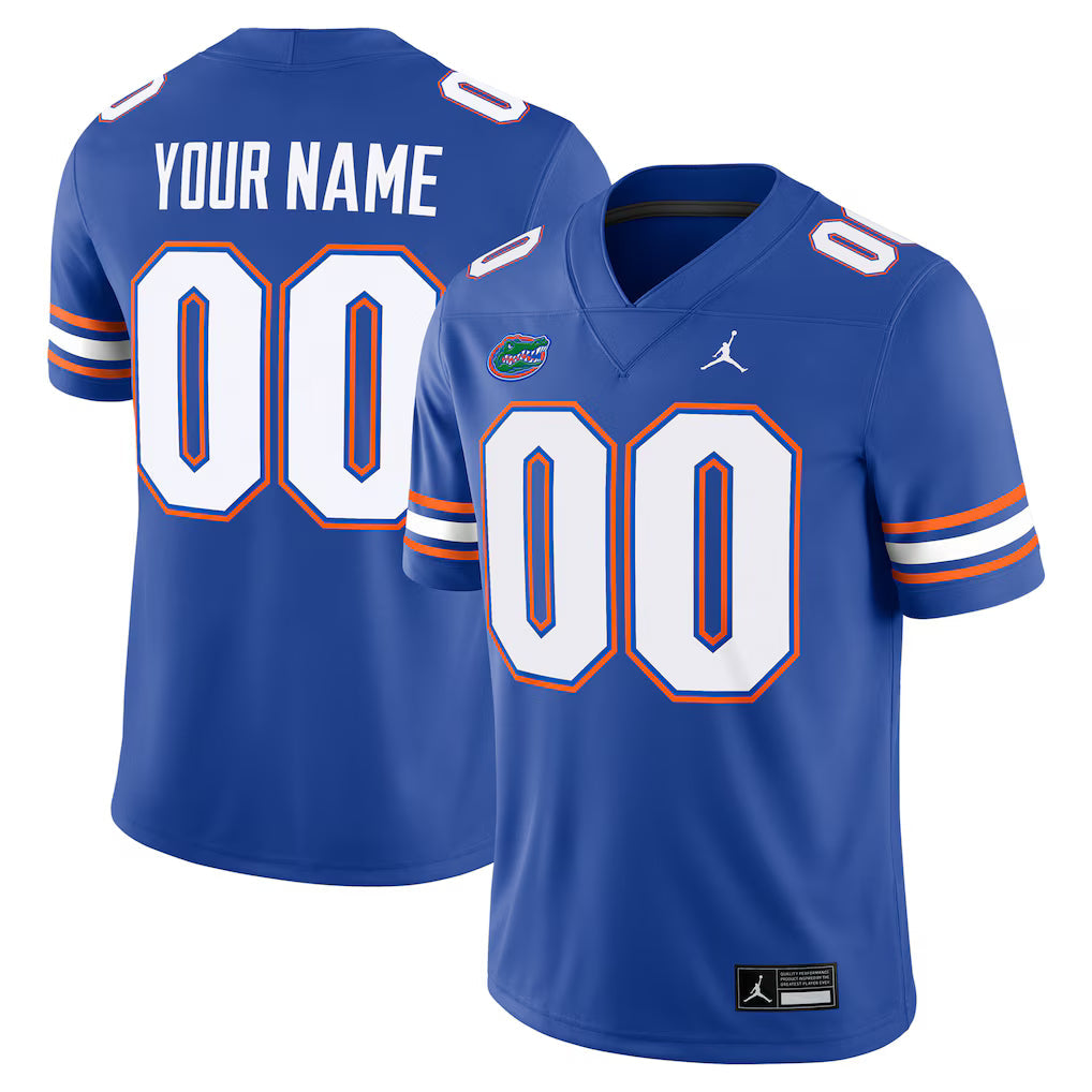 Florida Gators Custom Game Jersey - Royal -