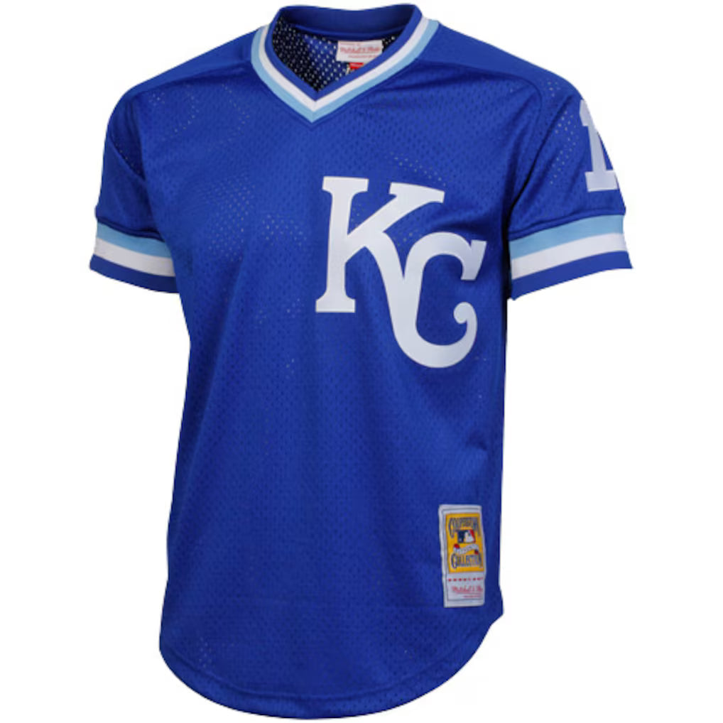 Bo Jackson Kansas City Royals Mitchell & Ness 1989 Authentic Cooperstown Collection Batting Mesh Practice Jersey - Royal