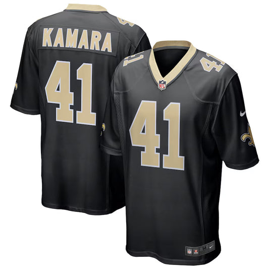 Alvin Kamara New Orleans Saints Game Jersey - Black -