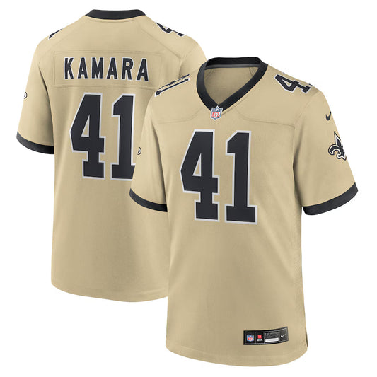 Alvin Kamara New Orleans Saints Gameday Golds Alternate Game Player Jersey - Gold -