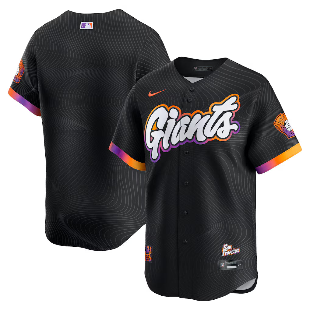 San Francisco Giants 2025-26 City Connect Limited Jersey - Anthracite