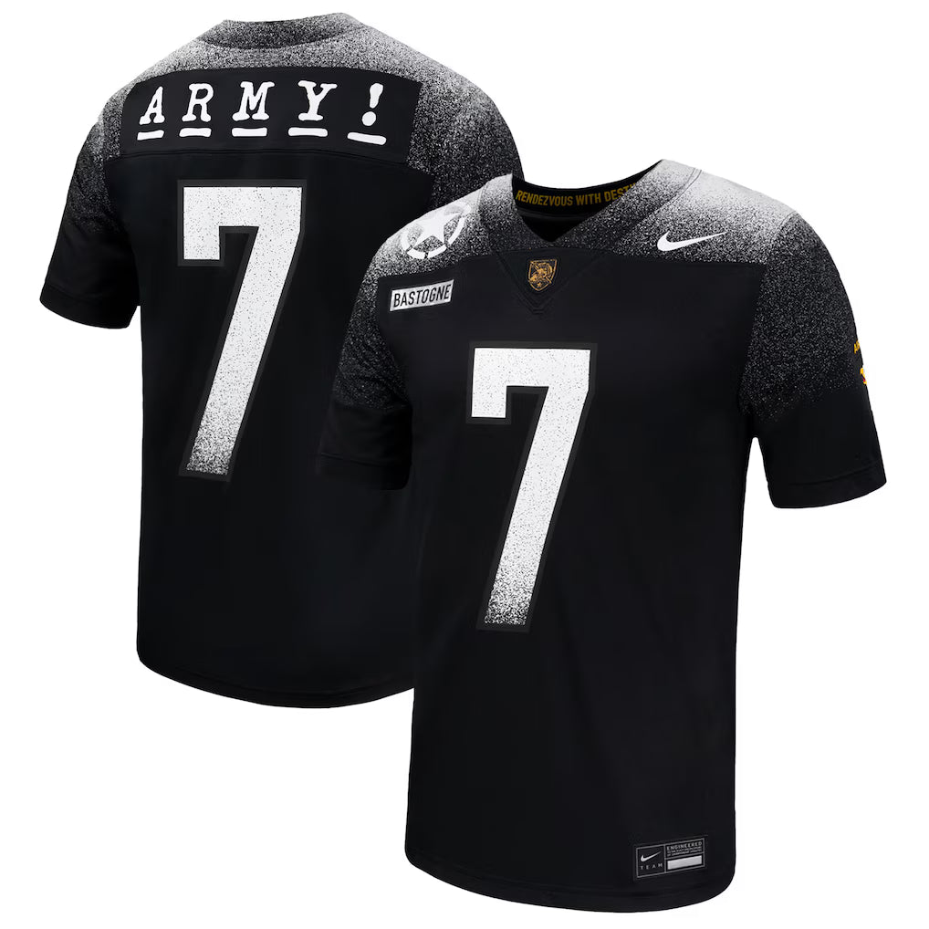 Army Black Knights Rivalry Collection Alternate Untouchable Football Jersey - Black -
