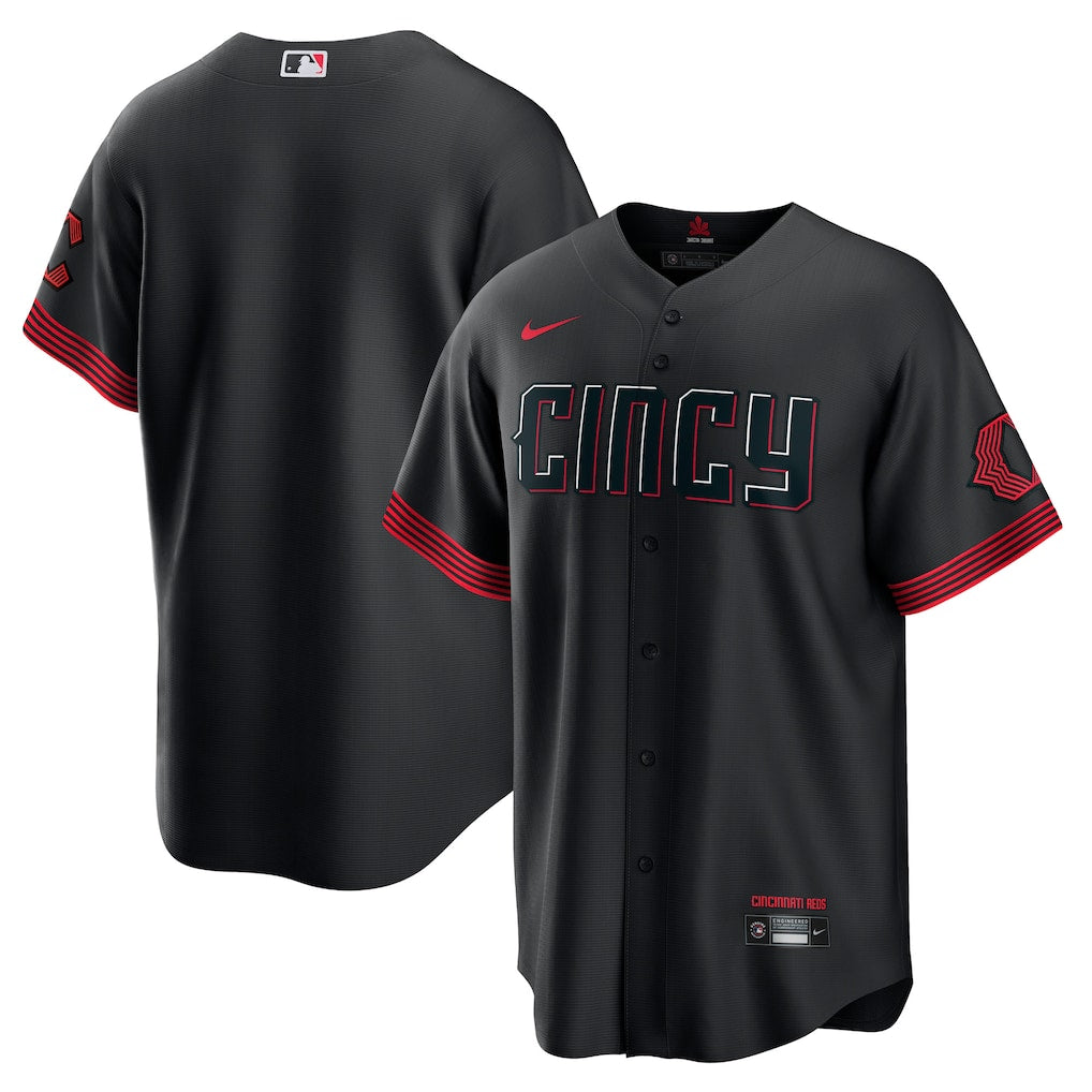 Cincinnati Reds Nike City Connect Jersey - Black