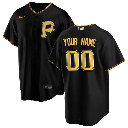 Pittsburgh Pirates Custom Jersey - Black