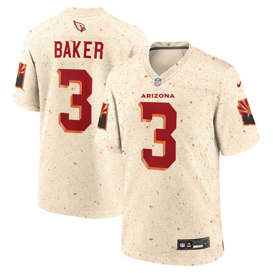 Budda Baker Arizona Cardinals 2025 Rivalries Collection Game Jersey - Natural-
