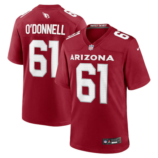 Carter O'Donnell Arizona Cardinals Team Game Jersey - Cardinal -