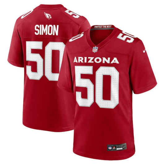 Cody Simon Arizona Cardinals Team Game Jersey - Cardinal -