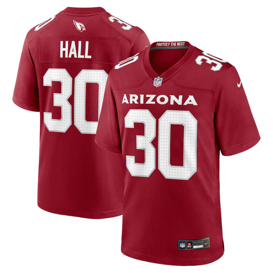 Darren Hall Arizona Cardinals Team Game Jersey - Cardinal -