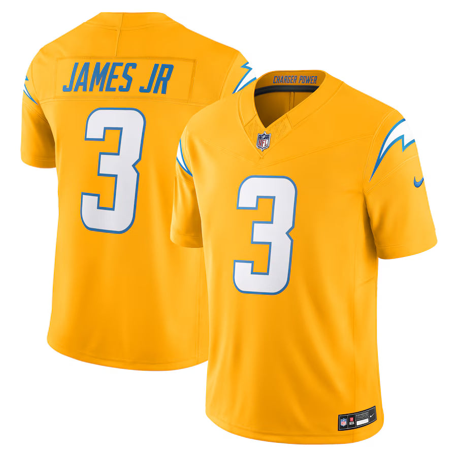 Derwin James Jr. Los Angeles Chargers Alternate Charger Power Vapor F.U.S.E. Limited Jersey - Gold -