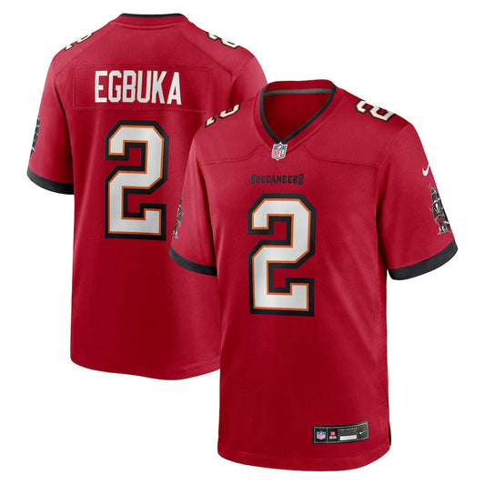 Emeka Egbuka Tampa Bay Buccaneers Team Game Jersey - Red -