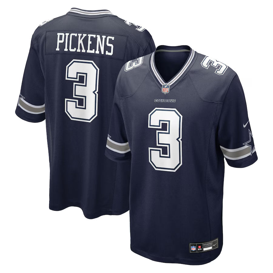 George Pickens Dallas Cowboys Game Jersey - Navy -