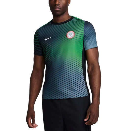 Nigeria National Team 2026 Academy Pro Pre-Match Top - Gray