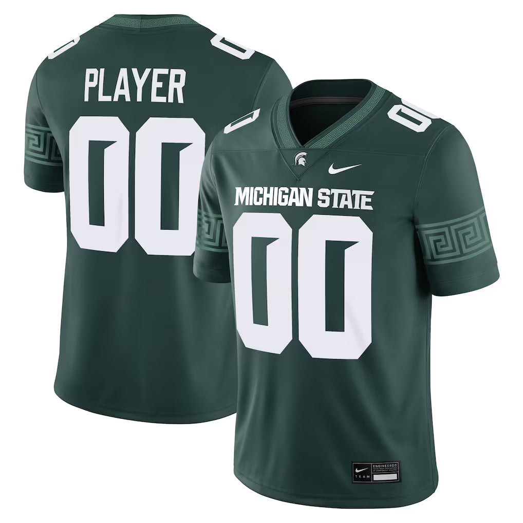 Michigan State Spartans NIL Pick-A-Player Game Jersey - Green -