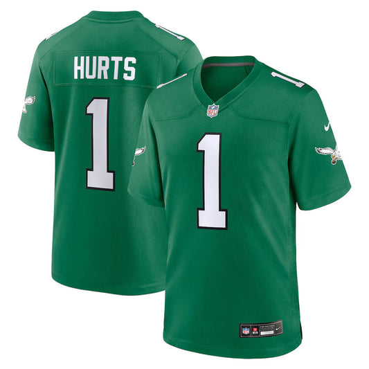Jalen Hurts Philadelphia Eagles Alternate Game Player Jersey - Kelly Green -