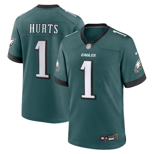 Jalen Hurts Philadelphia Eagles Team Game Jersey - Midnight Green -