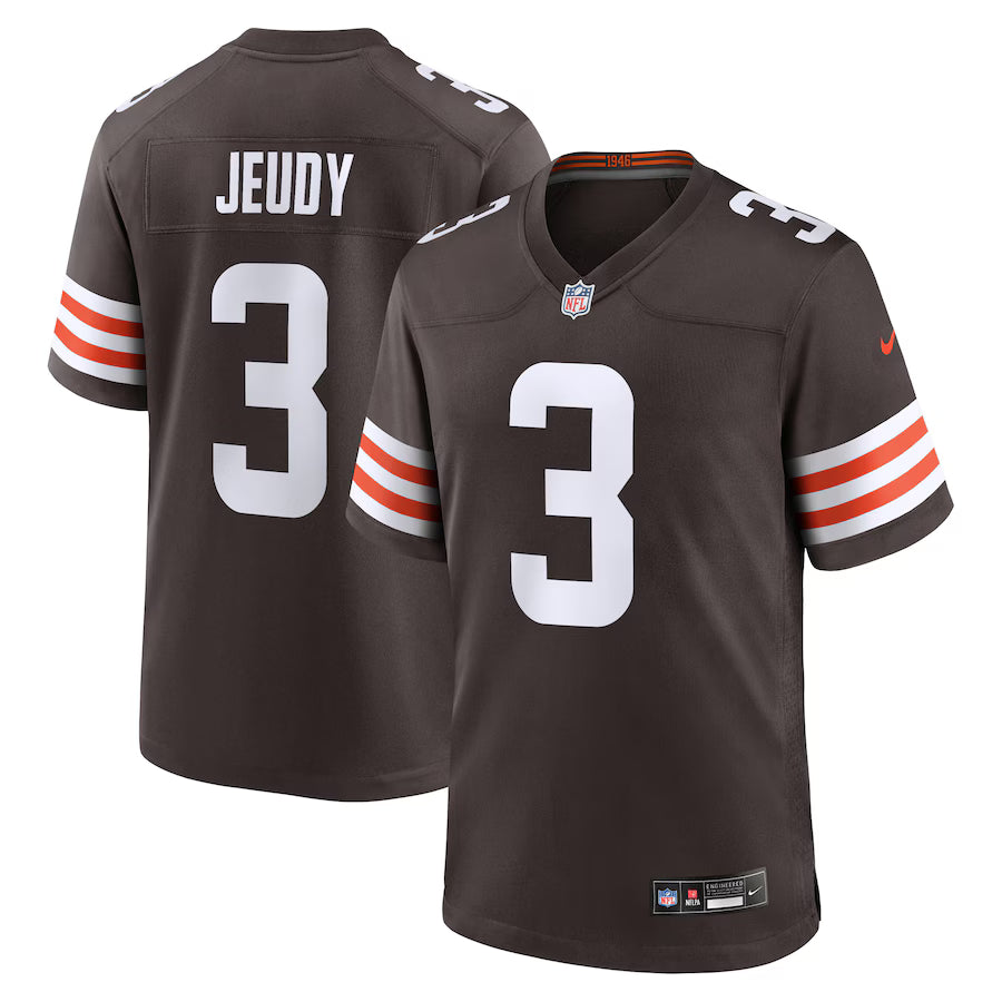 Jerry Jeudy Cleveland Browns Game Jersey - Brown -