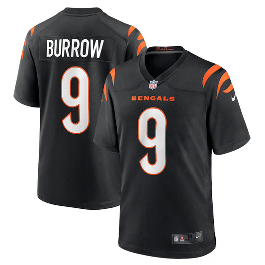 Joe Burrow Cincinnati Bengals Player Game Jersey - Black -
