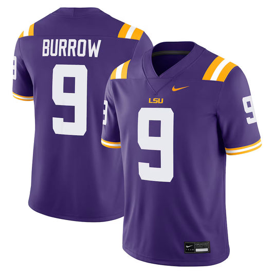 Joe Burrow LSU Tigers Alumni Game Jersey - Purple -