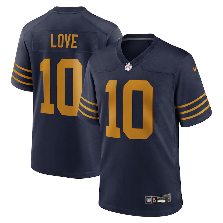 Jordan Love Green Bay Packers The 1923 Classic Game Jersey - Navy -