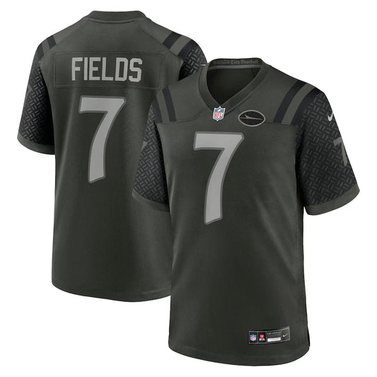 Justin Fields New York Jets 2025 Rivalries Collection Game Jersey - Gotham Green -