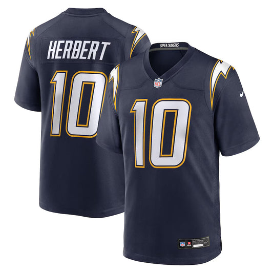 Justin Herbert Los Angeles Chargers Alternate Super Chargers Game Player Jersey - Navy -