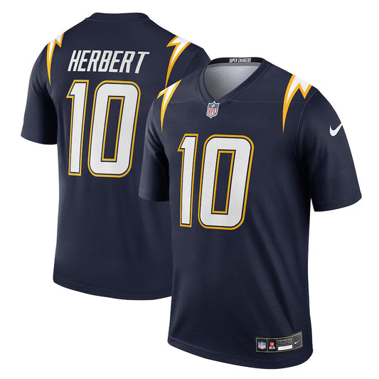 Justin Herbert Los Angeles Chargers Alternate Super Chargers Legend Player Performance Top - Navy -